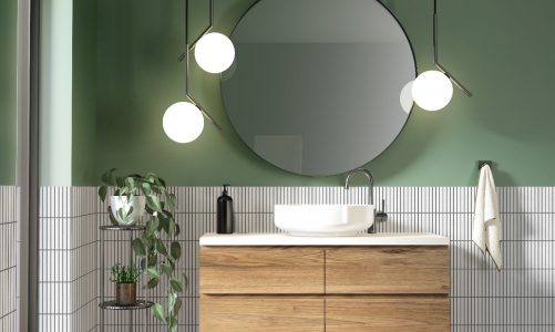 Szałwiowa łazienka. Jaka mozaika dobrze łączy się z tym kolorem?
