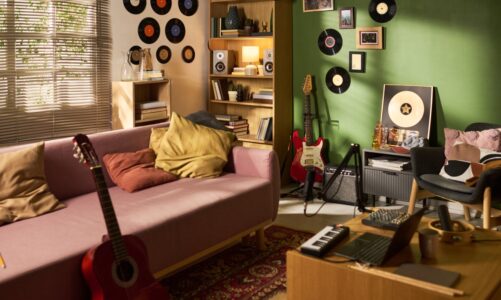 Jak urządzić salon inspirowany muzyką?